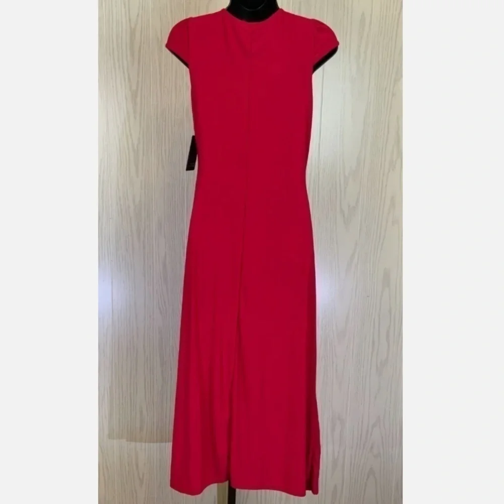 Caution to the Wind and red stretch cap sleeve dress - Picture 7 of 12